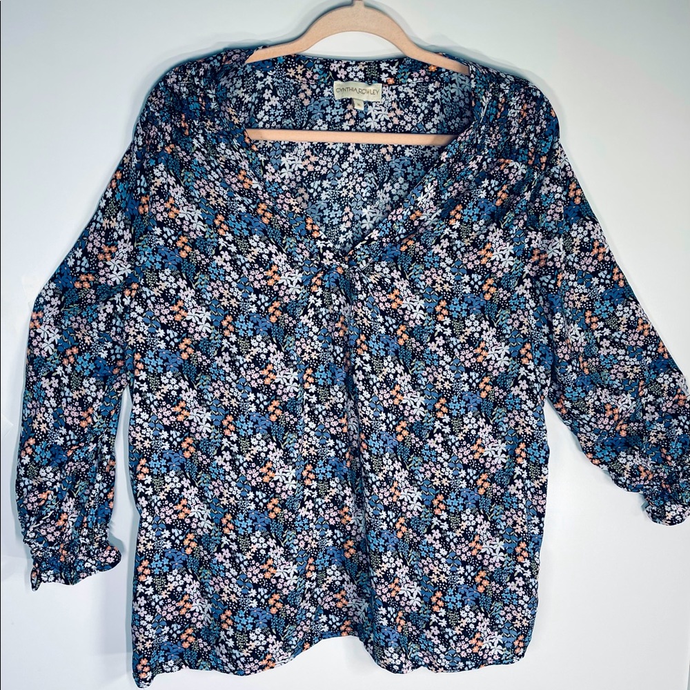 Cynthia Rowley Super Soft Blouse XL